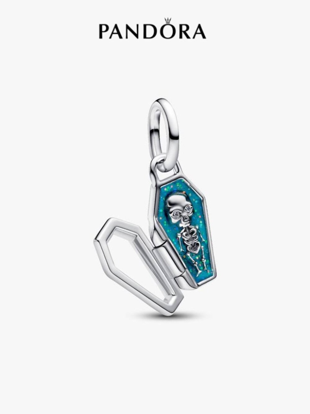 Pandora  Openable Glow-in-the-dark Coffin Charm